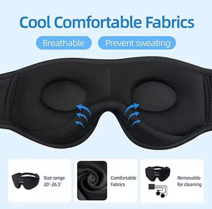 Mascara de Dormir con auriculares